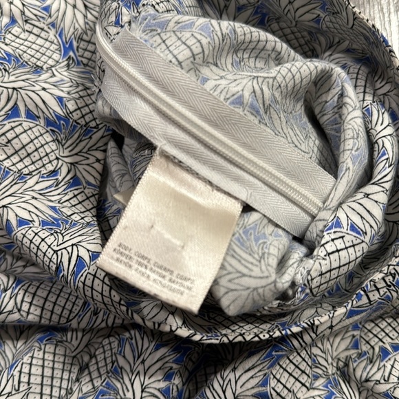 Anthropologie Maeve Blue Pineapple Shorts Size 10 - Picture 7 of 7